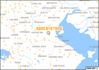 map of San Cayetano