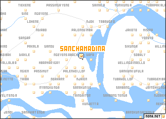 map of Sancha Madina