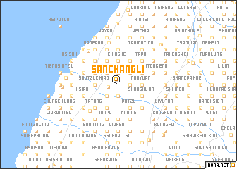 map of San-chang-li
