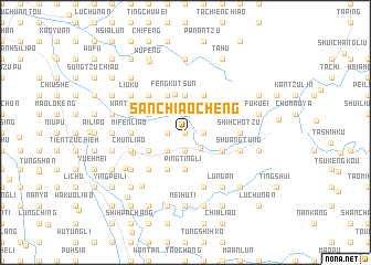 map of San-chiao-ch\