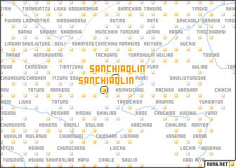 map of San-chiao-lin