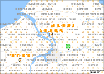 map of San-chiao-pu