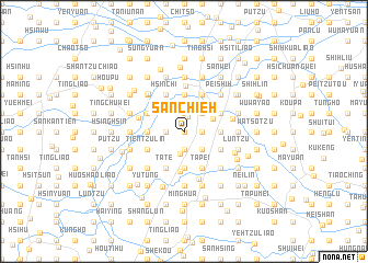 map of San-chieh