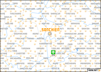 map of San-chien