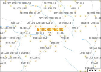 map of Sanchopedro