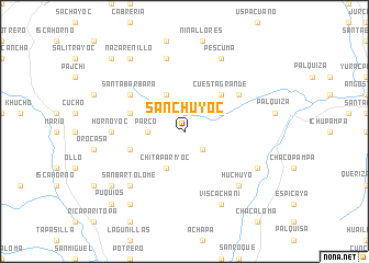 map of Sanchuyoc