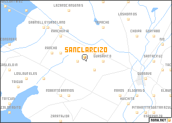 map of San Clarcizo