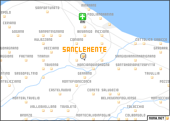 map of San Clemente