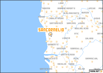 map of San Cornelio
