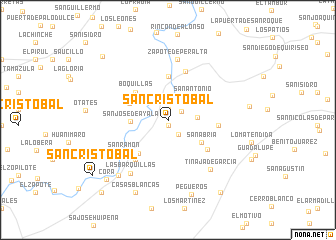 map of San Cristóbal