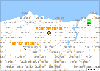 map of San Cristóbal