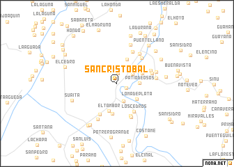 map of San Cristobal