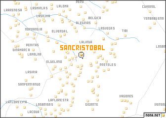 map of San Cristóbal