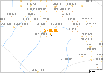 map of Sandāb