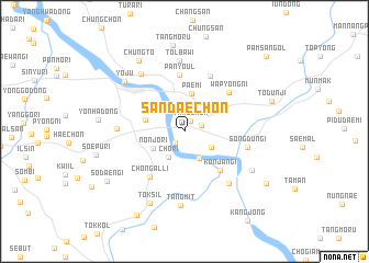 map of Sandae-ch\