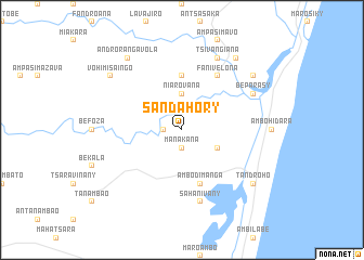map of Sandahory