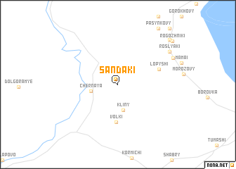 map of Sandaki