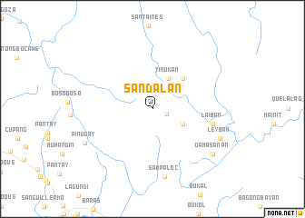 map of Sandalan