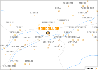 map of Sandallar