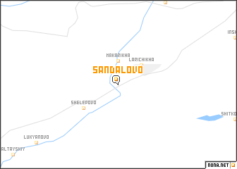 map of Sandalovo