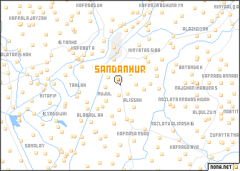 map of Sandanhūr