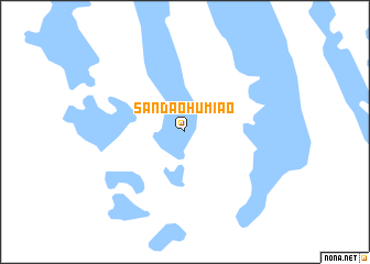 map of Sandaohumiao