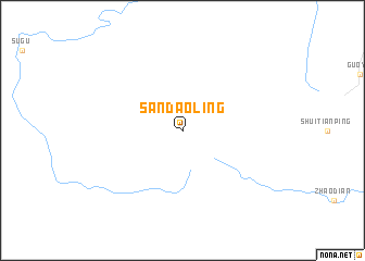 map of Sandaoling