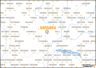 map of Sandaru