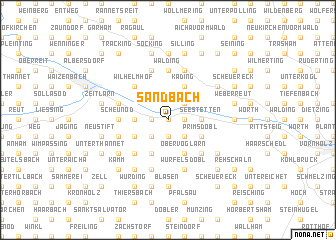 map of Sandbach