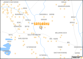 map of Sand Bāhū