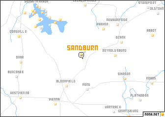 map of Sandburn