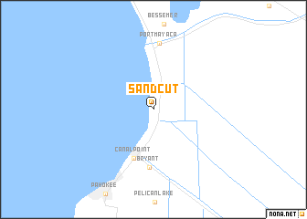 map of Sand Cut