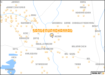 map of Sand-e Nūr Moḩammad