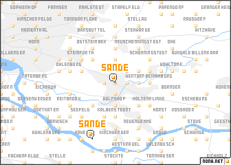 map of Sande