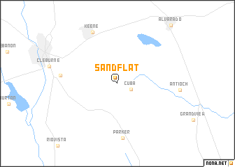 map of Sand Flat