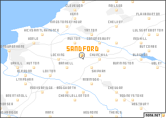 map of Sandford