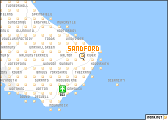 map of Sandford