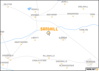 map of Sandhill