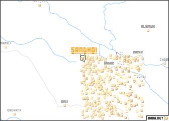 map of Sandhoi