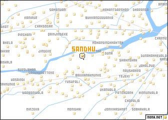 map of Sandhu