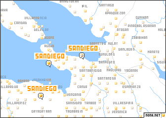 map of San Diego