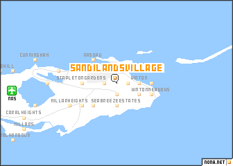 map of Sandilands Village