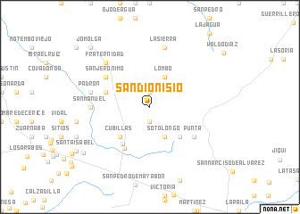 map of San Dionisio