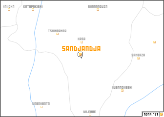map of Sandjandja