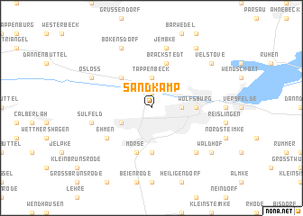 map of Sandkamp