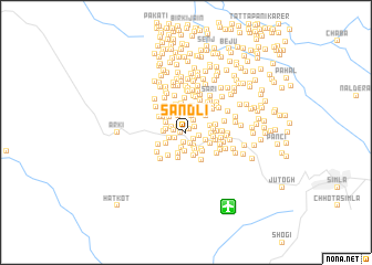 map of Sāndli