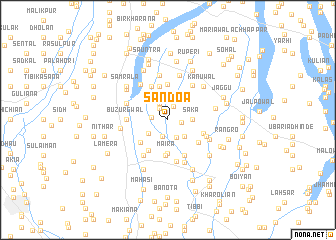map of Sandoa