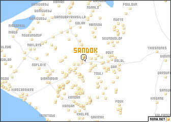 map of Sandok