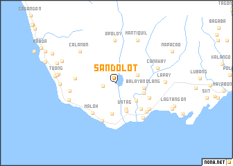 map of Sandolot