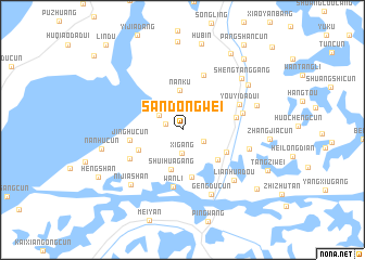 map of Sandongwei